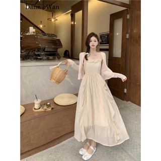DannieWan váy Đầm váy nữ body đầm Đơn giản Dễ thương Xu hướng Thời trang WLQ2430I7B 12Z240320
