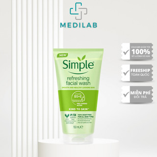 Simple Kind To Skin Refreshing Facial Wash Gel 50ml
