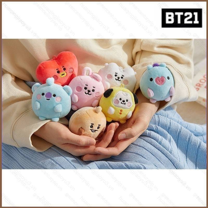 Bts Baby BT21 Sang Trọng Móc Khóa TATA RJ CHIMMY COOKY SHOOKY MANG KOAY Đồ Chơi Sang Trọng Búp Bê Nhồi Bông Quà Tặng Cho Bạn Gái Trẻ Em