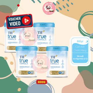 Sữa Bột TH TRUE MILK FORMULA số 1,2,3,4 lon 800g Date 2026