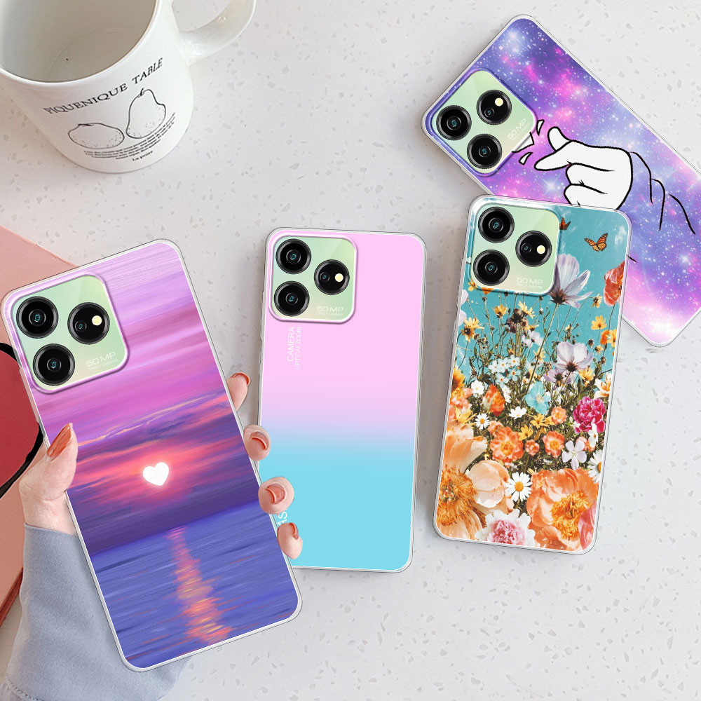 Dành Cho ZTE Blade V50 Ốp Lưng Thông Minh Cho ZTE Blade V41 Ốp Điện Thoại Silicon Mềm Trong Suốt Thông Minh Cho ZTE Blade V50 / Vita V41 Vita Coque Funda