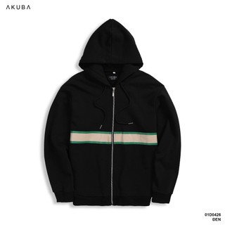 Áo khoác nam cotton AKUBA form regular basic vải mịn, thoáng mát,co giãn thấm hút mồ hôi tốt 01D0426