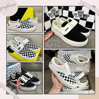 Giày Vans Dán Nam Nữ, Giày Vans Dán Đen Trắng Thể Thao hàng Đẹp Full Box veera sneaker