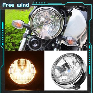 FreeWind Bộ đèn pha phía trước xe máy tròn cổ điển đã được sửa đổi Phù hợp cho CB400/900