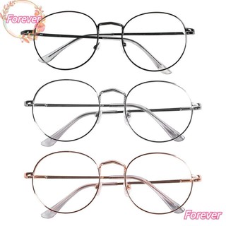 Kính Đeo Mắt Gọng Tròn Bằng Kim Loại Phong Cách Vintage Thời Trang