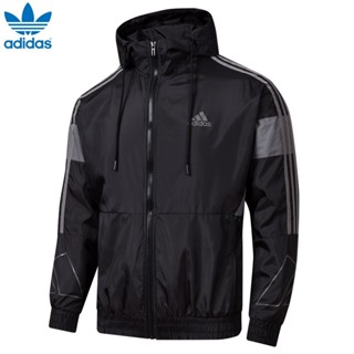 Áo khoác nam Adidas Áo khoác in hình phong cách thể thao Áo khoác leo núi không thấm nước