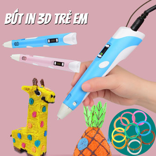  Bút In 3D Của Trẻ Em Pen,Bút Vẽ 3D Kèm Sợi Sống  Mô Hình Sáng Tạo,Nâng cao khả năng sáng tạo 