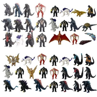 Sy 12 chiếc godzilla vs kong 2 nhân vật hành động scar king shimo godzilla kong mô hình búp bê đồ chơi cho trẻ em quà tặng trang trí sy