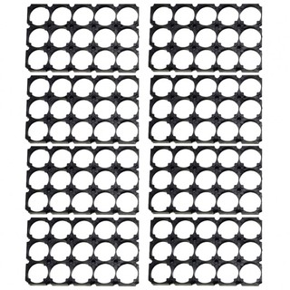 Compact 8PCS 21700 Battery Holder Stand Plastic Bracket for Custom Battery Packs