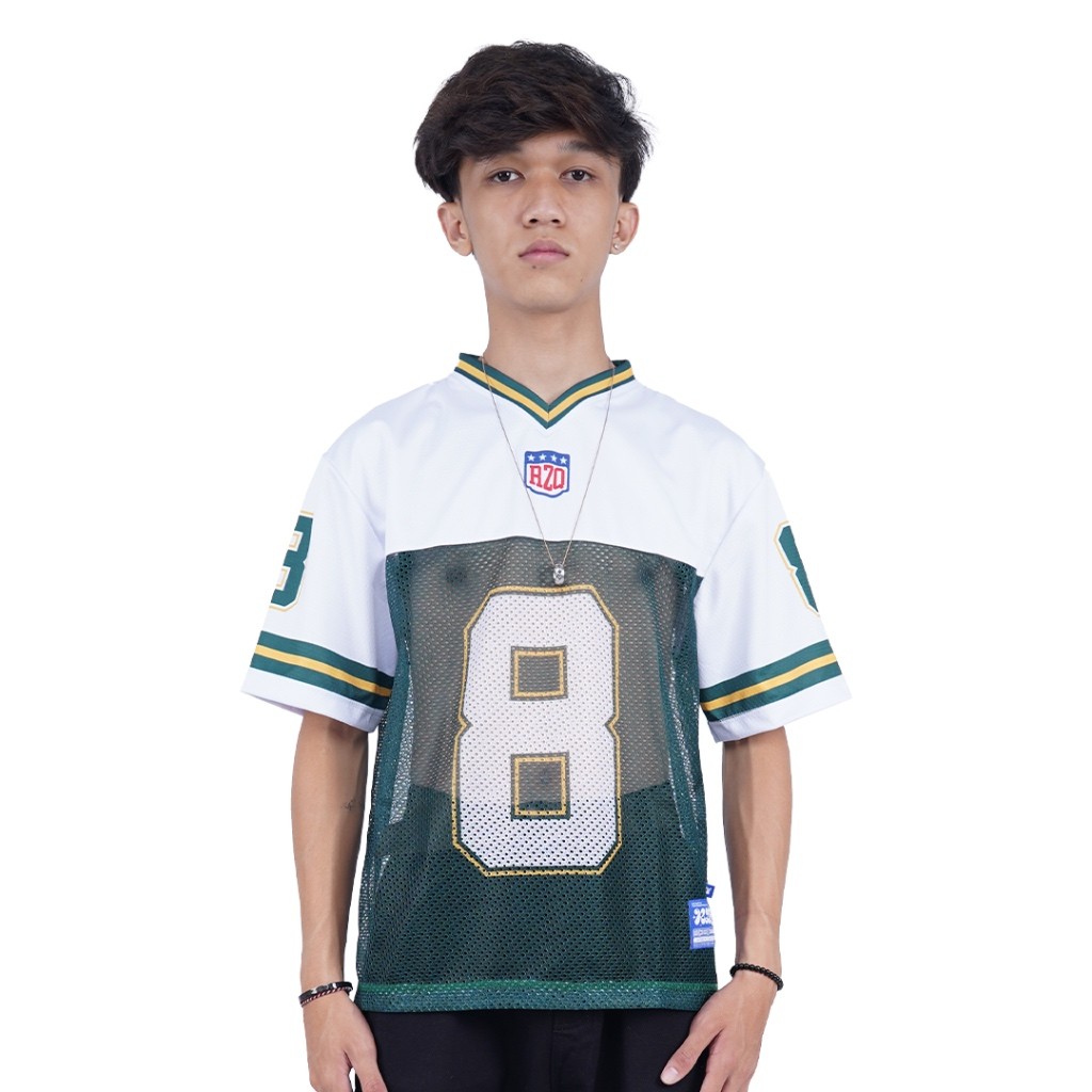 QZR / 8 / OVERSIZE MIX SERIES / Jersey / Lưới / Oversize / Dạo Phố / Boxy Fit / Retro / Vintage