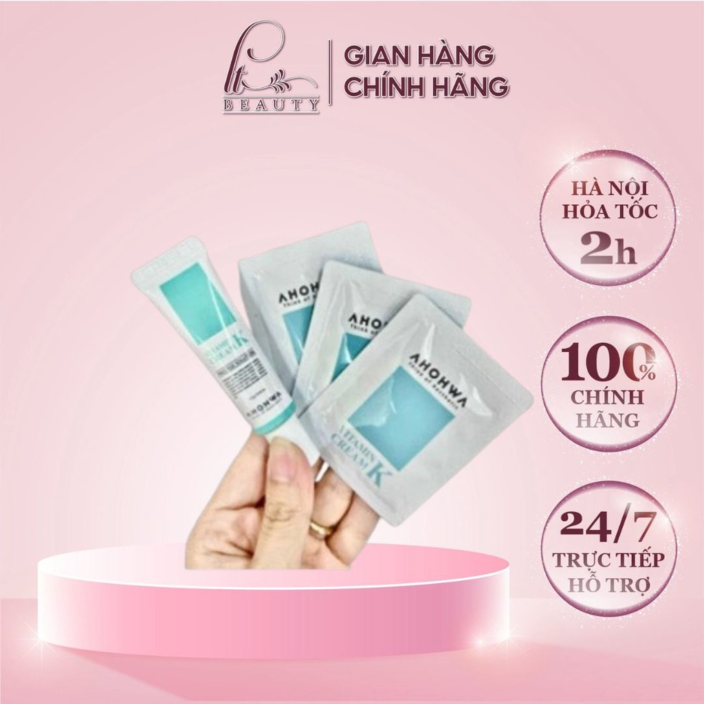 (Mini 12g) Kem Dưỡng Phục Hồi Ahohaw Vitamin K Cream Ahohwa Haisspa Kem K Ahohaw
