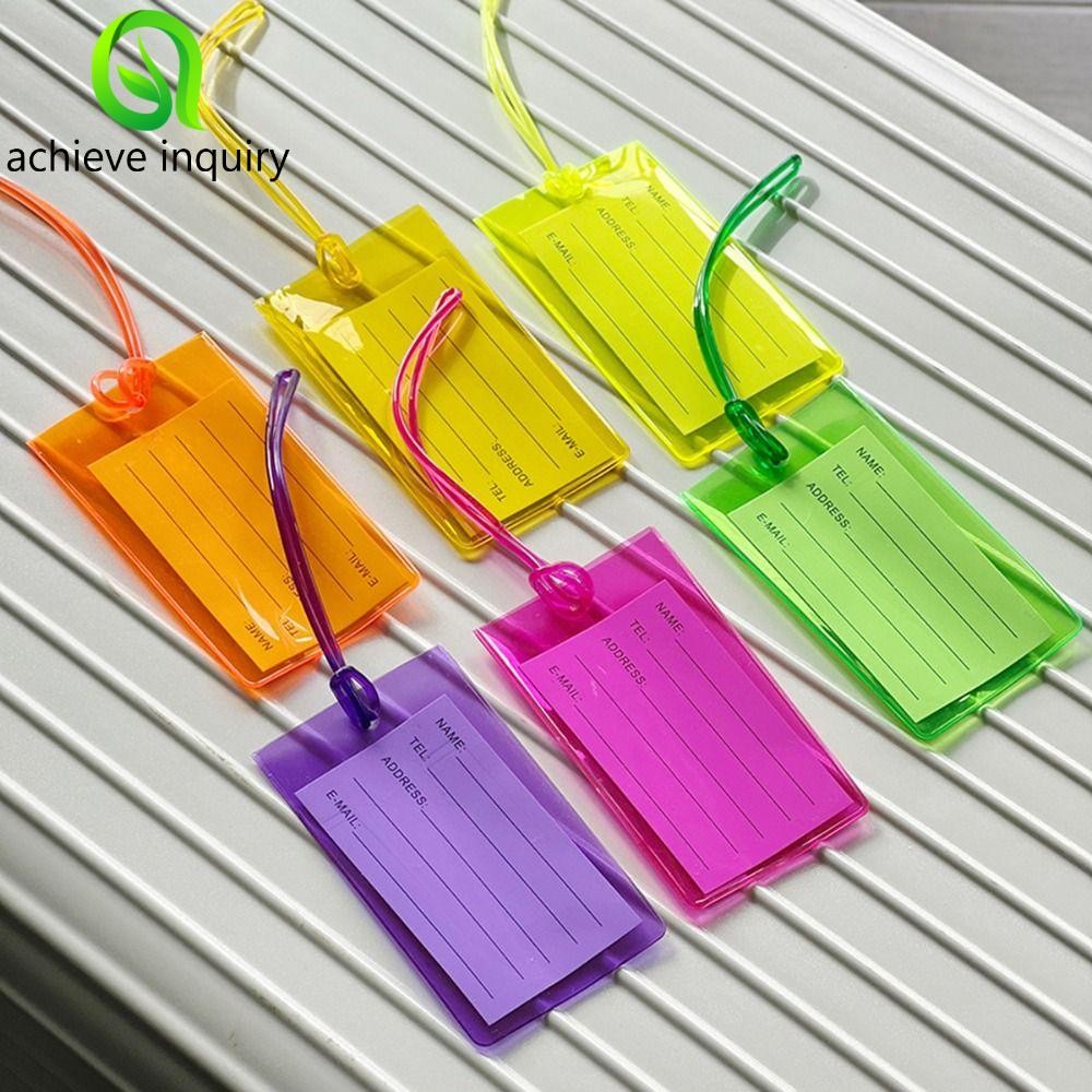 achieve inquiry Achieve YÊU THÍCH Máy Bay Vali Tag Nhiều Màu Sắc Mềm Mại Ngày Lễ