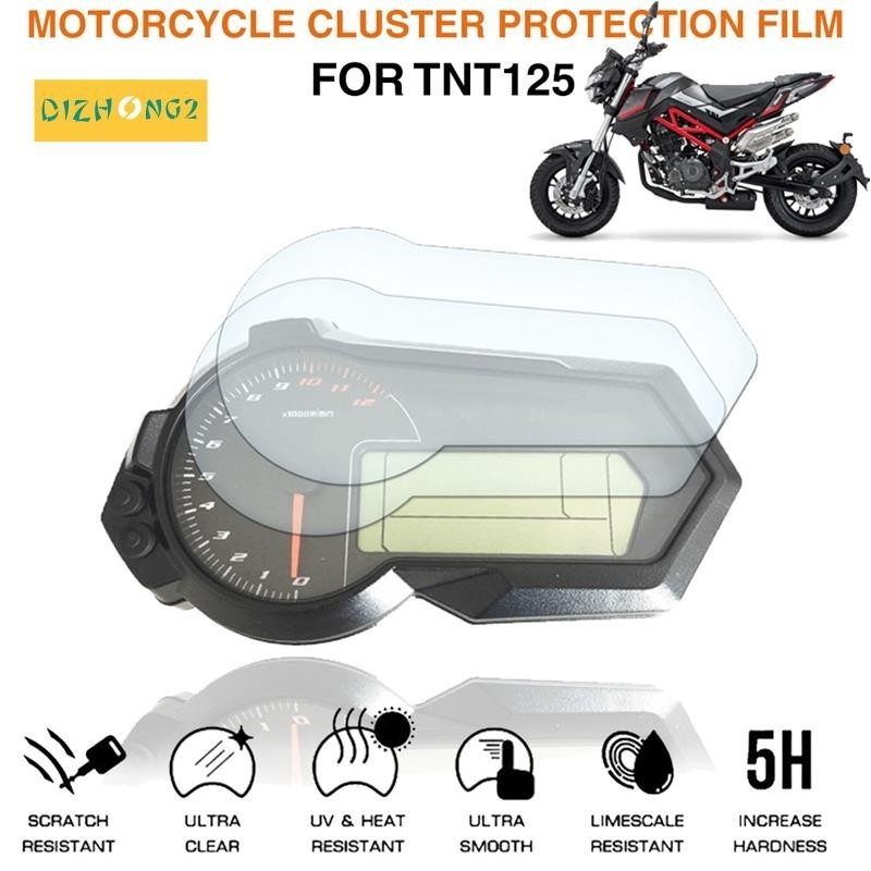 2 Chiếc Xe Máy Bảo Vệ Đồng Hồ Phim TPU Cho BENELLI TNT135 TNT125 (BJ125-3E)