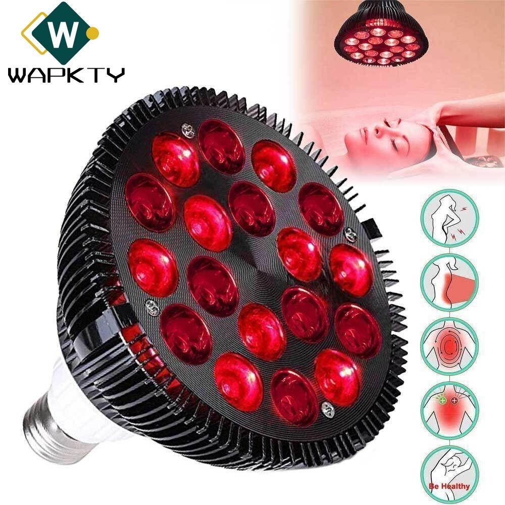 WAPKTY Ánh sáng trị liệu, Massage toàn thân Vật lý trị liệu Liệu pháp hồng ngoại, Hữu ích 660nm 850nm Sâu gần Hồng ngoại Trị liệu Giảm đau Bóng đèn Chăm sóc sức khỏe