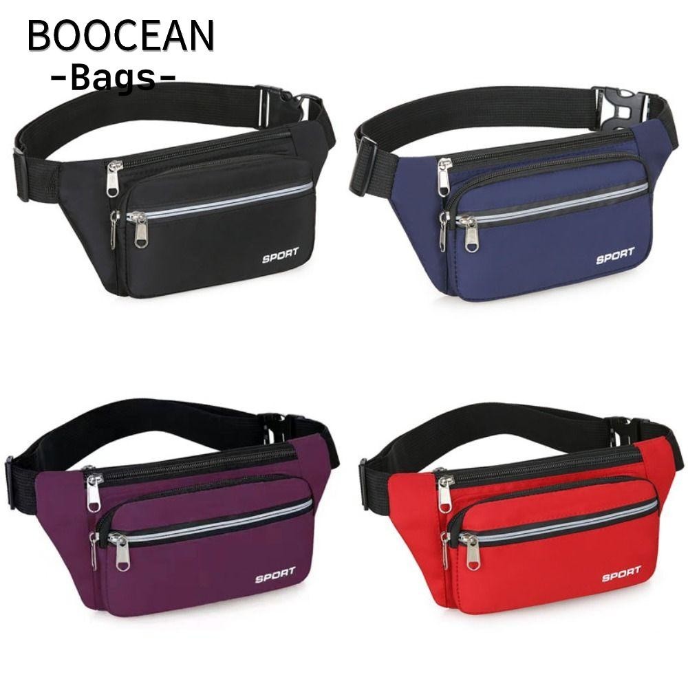 BOOCEAN Túi thắt lưng nam, Gói ngực ví, Túi đựng đồ câu cá chống nước đa chức năng