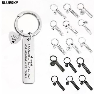 Cặp đôi Móc khóa cá nhân bằng thép không gỉ Tên tùy chỉnh Ngày kỷ niệm Quà tặng Bạn trai Chồng Móc khóa cho chìa khóa xe hơi