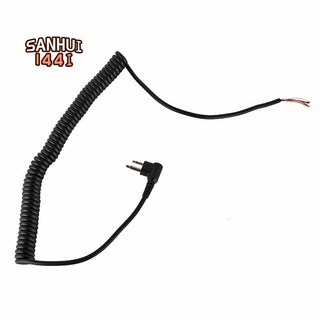 2pin 4 Dây Loa MIC Dây Lò Xo Cho Motorola GP88S GP3688 GP2000 PMMN4013A