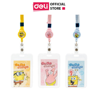   VPP DELI  Set Dây Đeo Thẻ Học Sinh Nhân Viên Deli Thẻ Dây Thẻ Móc Trong Suốt Bọt Biển  Bảng Tên Đựng Thẻ Sinh Viên 