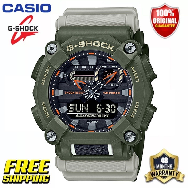 Casio (GA-900HC-3A) Ready Stock Shock Resistant Analog Digital Men's Watch2021