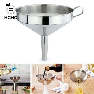 Phễu dầu Kim loại có bộ lọc Dụng cụ nhà bếp đóng hộp
