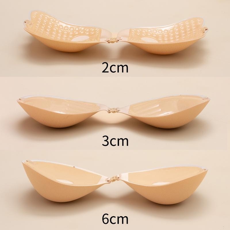 Áo Dán Ngực VISECRET BRA Nữ Áo Cài Trước Tạo Khe Mút Dày 2cm, 3cm, 6cm Tặng Kèm Dây Trong Chống Tụt 