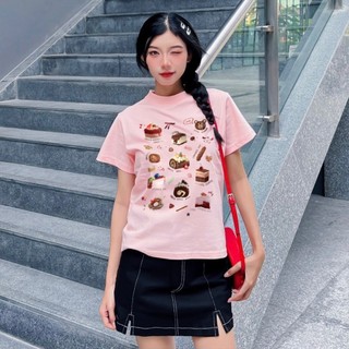 Áo thun baby tee daalaa store in hình icon cake a51034
