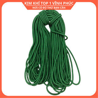 Dây dù tròn xanh 5mm - cuộn dài 5 mét/ 10 mét / 20 mét /30 mét