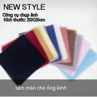 Organza Ống Kính Mengyarn Chụp Ảnh Chụp Ảnh Nhẹ Gạc Nền Mã Hóa Gạc Lọc Gạc Trắng Vải Đen Trắng