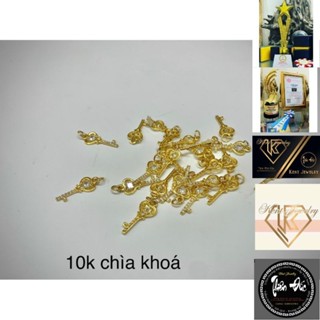 Charm Mini Chìa Khoá treo đính đ.á siêu xinh - 14 ly - mix nghệ thuật - mặt dây - Shop pro mix handmade