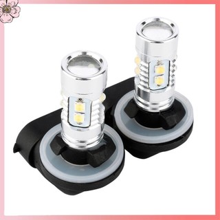 Oto 2 chiếc 50w h27 881 siêu sáng 10 đèn led sương mù drl đèn pha bóng đèn trắng