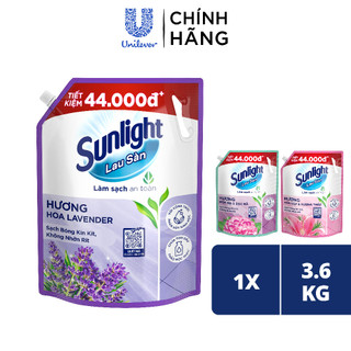 Nước lau sàn sunlight tinh dầu thảo mộc - 3,6 kg/túi