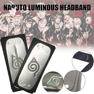 Anime Ninja Cosplay Băng Đô Naruto Lá Làng Logo Dạ Quang Cosplay Băng Đô