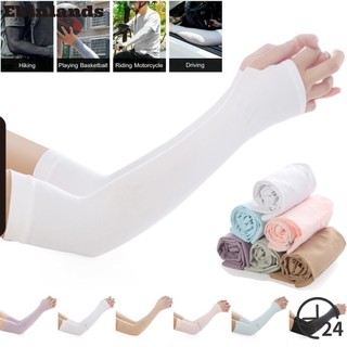 Găng cánh tay thể thao hở ngón làm mát bảo vệ chống nắng tùy chọn màu sắc