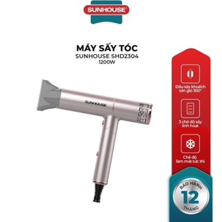 Máy sấy tóc Sunhouse SHD2304 - Công suất 1200W - 2 chế độ nhiệt, 1 chế độ gió mát - Tay cầm có thể gấp gọn