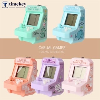 Timekey mini máy chơi game cầm tay tetris trò chơi điện tử tích hợp 26 trò chơi điện tử trò chơi cầm tay móc khóa c6n9