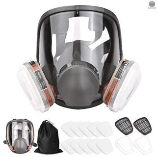Mặt nạ phòng độc Of View Mặt nạ phòng độc có thể tái sử dụng rộng rãi Vỏ 16 trong 16 Vỏ phòng độc khác trong 1 Sơn phòng độc và hơi có bộ lọc có bộ lọc Mặt nạ phòng độc an toàn có thể tái sử dụng 6800 6200