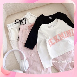 Xả Set áo mini quần jogger cho bé gái