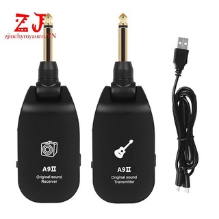 A9ii máy phát guitar không dây bộ phát guitar hệ thống thu khuếch đại bộ phận sạc bộ phận cho đàn guitar điện bass