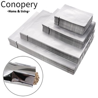 Conopery 100 Chiếc Túi Giấy Nhôm Chống Thấm Nước Saran Bọc Đồ Dùng Nhà Bếp Máy Hút Chân Không