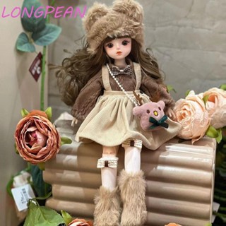  LONGPEAN Longpean 30cm Bjd Búp Bê Có Quần Áo Cao Gót Chơi Nhà Đồ Chơi Quà Tặng Sinh Nhật 
