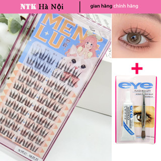 MengLu 10 Hàng Lông Mi Giả Mèo Paws Hoa Hướng Dương Thiết Kế Dễ Thương Mô Phỏng Tự Nhiên