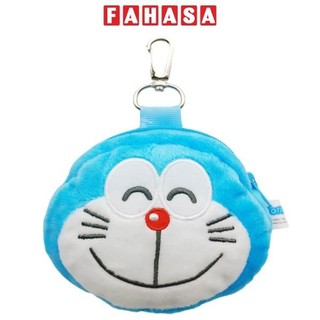 Ví bông hình mặt doramon - tagger ds-tm-01
