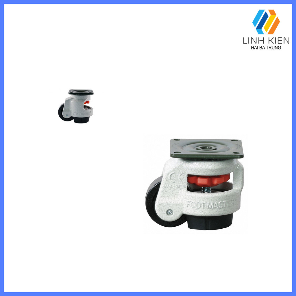 [Có sẵn] Bánh xe công nghiệp 40F, 60F, 80F Hàn Quốc