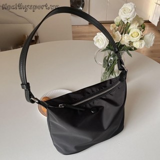 Túi Nách Nữ Túi Đeo Ngang Sang Trọng Túi Điện Thoại Di Động Dung Tích Lớn (Đen)