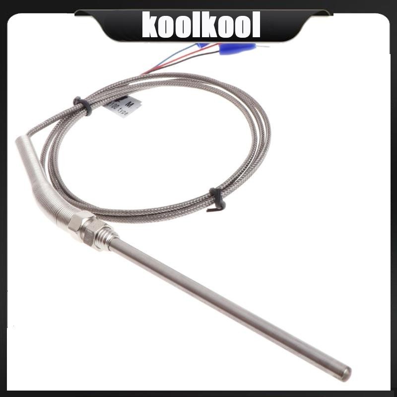 Kool Professional 5mmx100mm Pt100 Cặp nhiệt điện M8 Vít ren Chiều dài 1 mét-probe