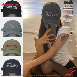 Duojuan Mũ bóng chày thêu chữ, Mũ Snapback thể thao ngoài trời dành cho nam nữ, Mũ lưỡi trai chống nắng khô nhanh có thể điều chỉnh