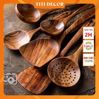 Dụng cụ bếp bằng gỗ trang trí chụp ảnh, decor nhà cửa, cửa hàng
