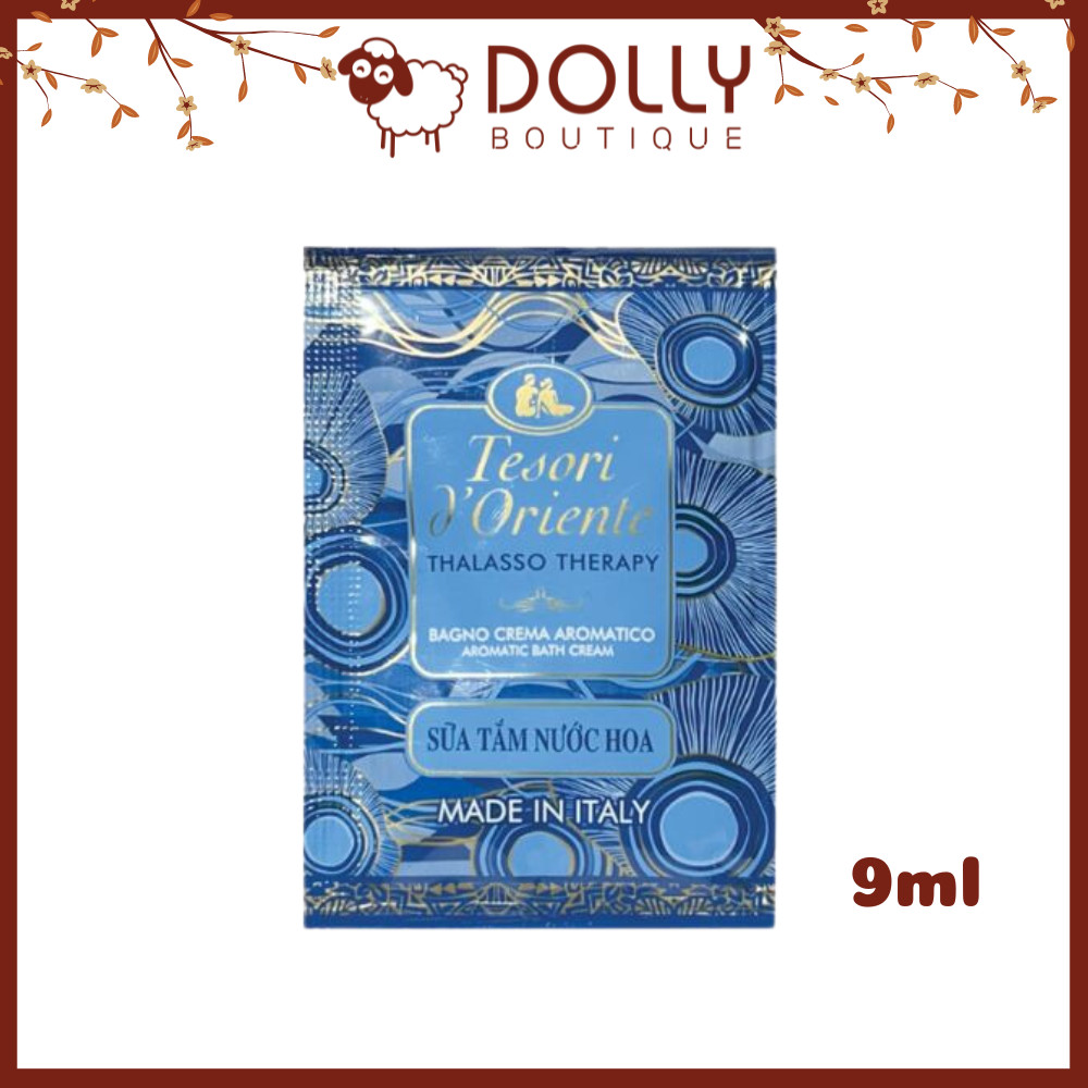 Gói Sữa Tắm Nước Hoa Hương Tảo Biển Tesori D'Oriente Thalasso Therapy Bath Cream - 9ml | BigBuy360 - bigbuy360.vn