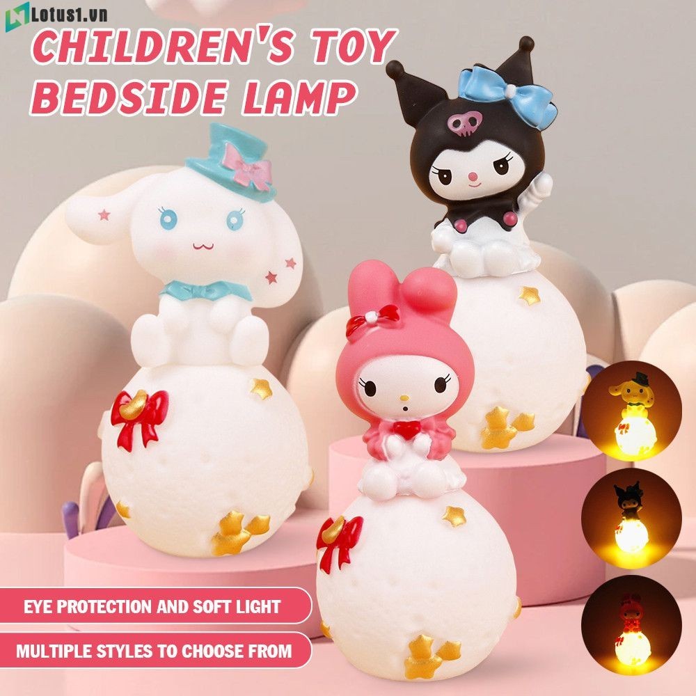 Sanrio Hello Kitty Kuromi Cinnamoroll Đèn Ngủ Phát Sáng Đồ Chơi Trẻ Em Đèn NgủAnime Kawaii Dễ Thương KidsKids Quà Tặng