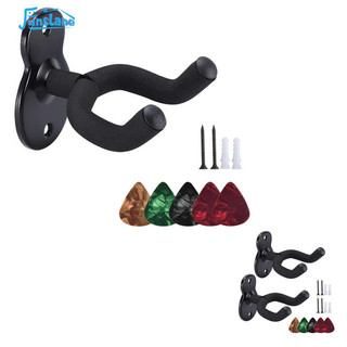 Funslane Đàn Guitar Móc Treo Tường Móc Đứng Nhạc Cụ Móc Giá Đỡ Đàn Guitar Phụ Kiện Đứng Cho Acoustic